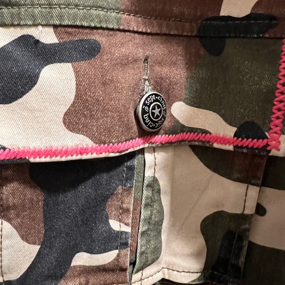 cinq a sept - Women's Camo Floral Classic Multi Vine Vera Jacket Size L - Picture 7 of 16